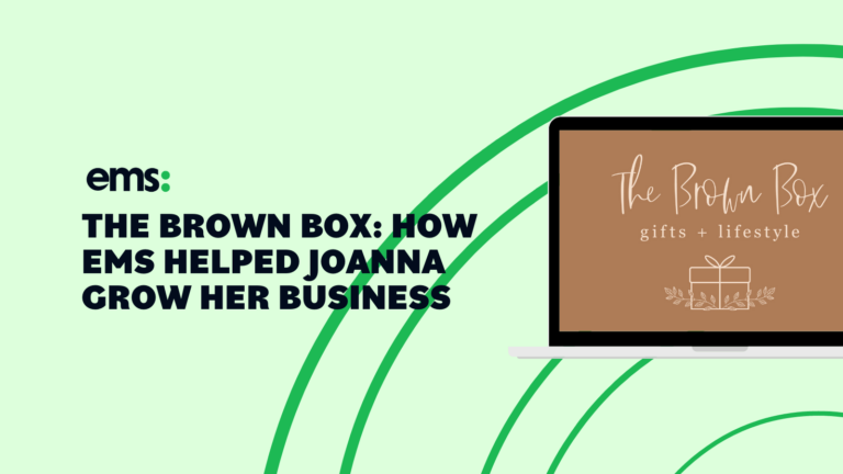 the brown box: how ems helped Joanna grow her business