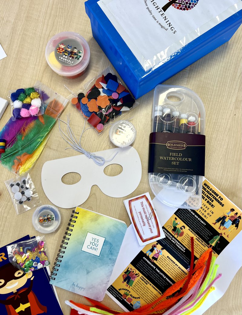 One of the examples of activity boxes that Enlightenings offer