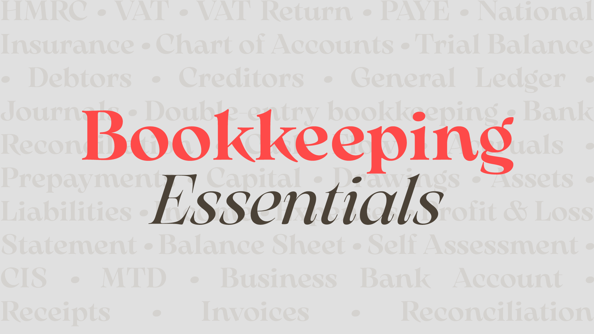 Bookkeeping Essentials