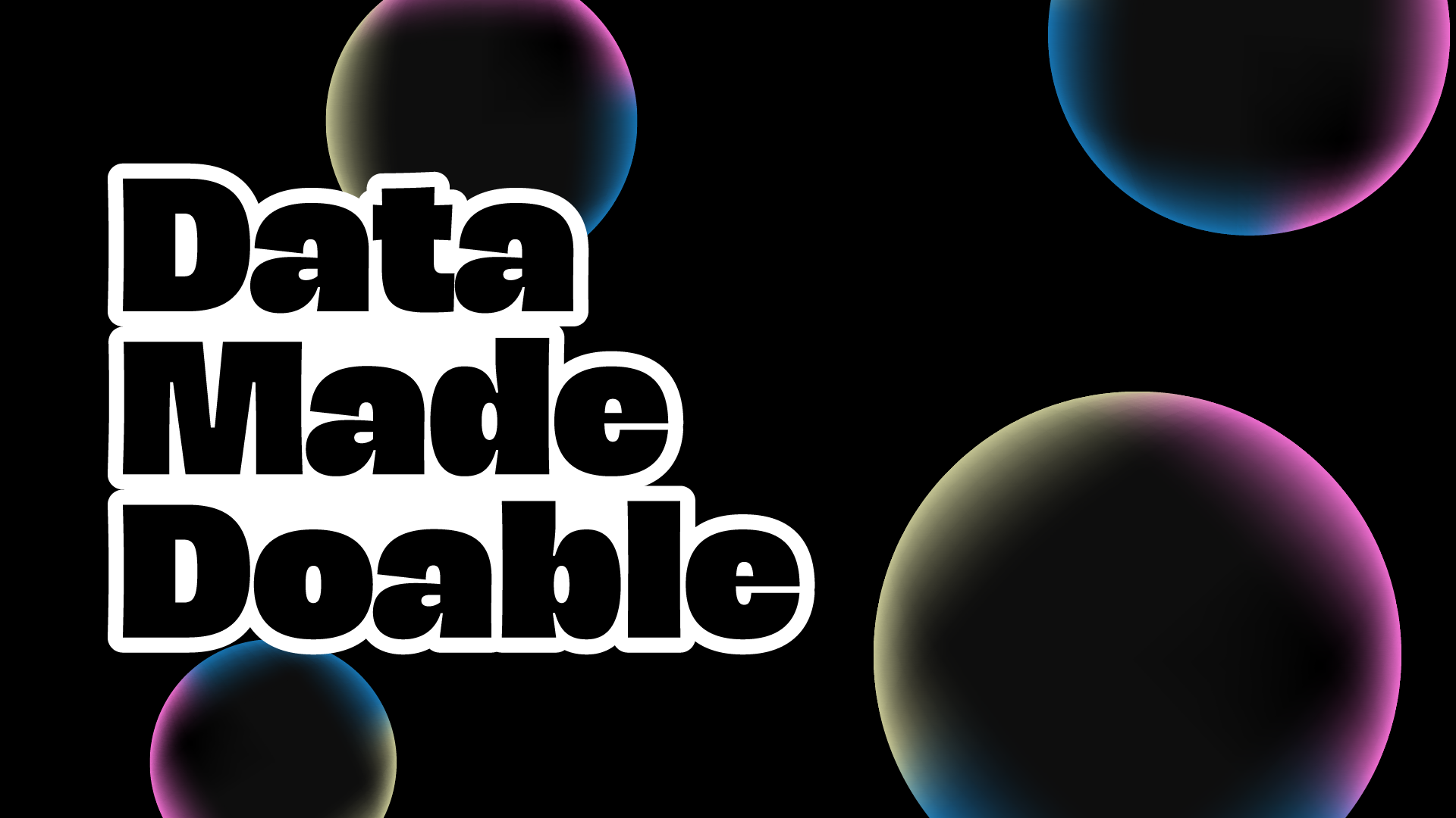 Data Made Doable Banner