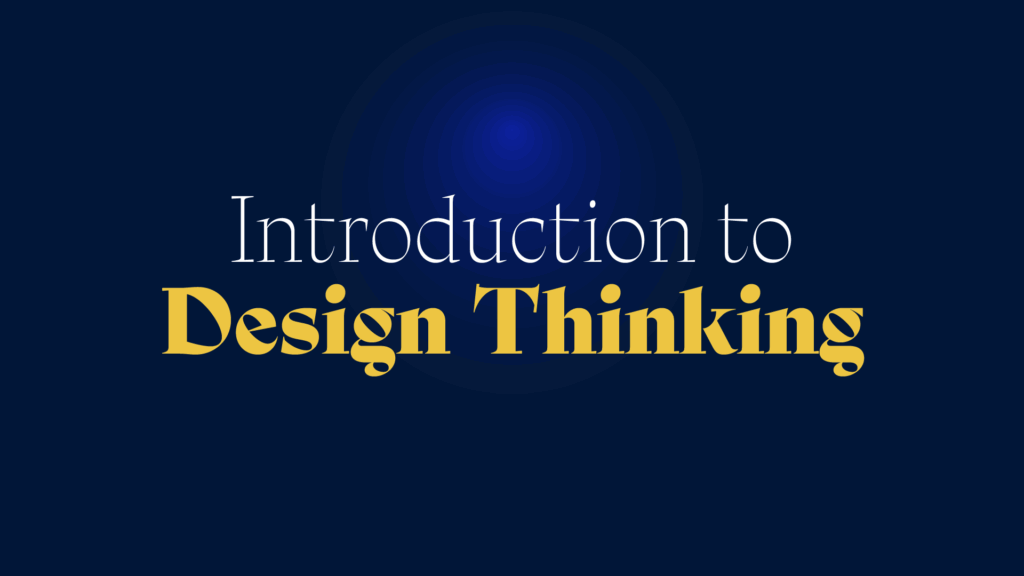 Introduction to Design Thinking Banner